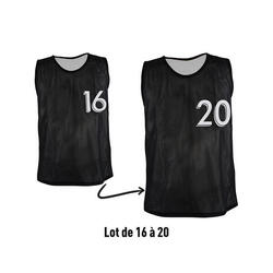 Chasubles réversibles numérotées (N° 16 à 20) Sporti (x5)