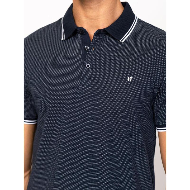 Tricou cu mânecă scurtă, cu guler, pentru bărbați DAMPIER