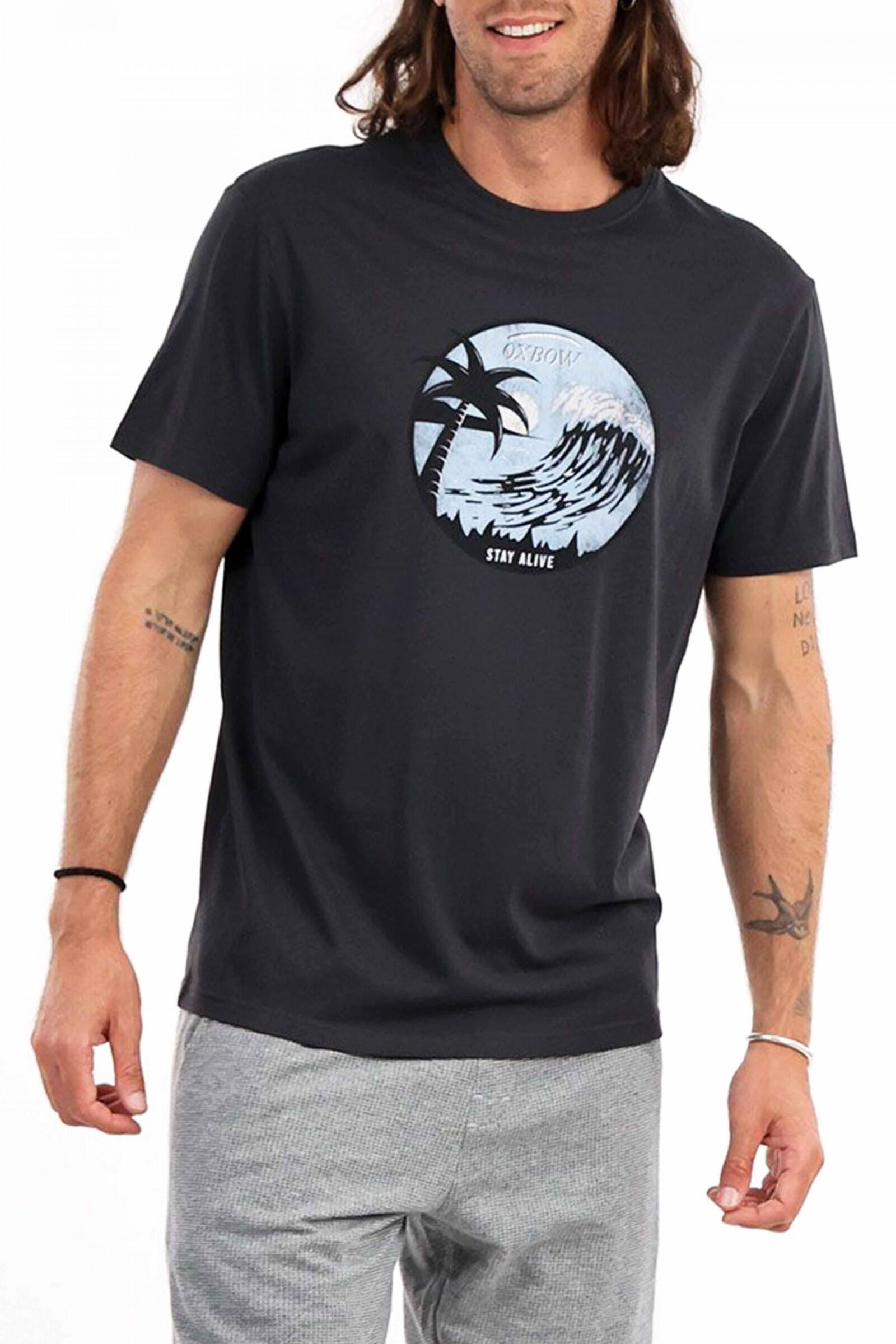 Oxbow Camiseta De Manga Corta Tarnel Gris 2/3
