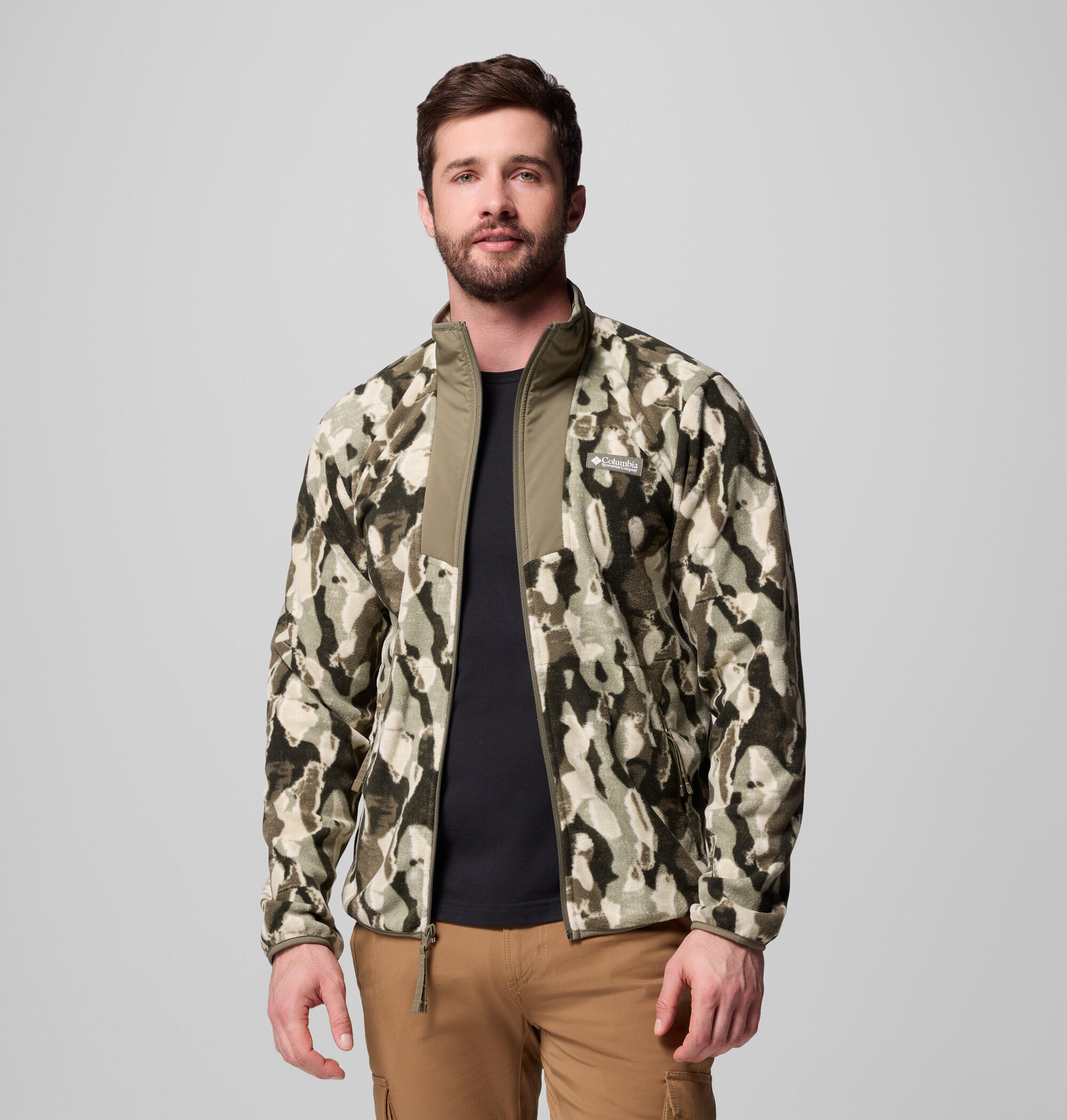 Polaire Columbia Sequoia Grove™ imprimée avec fermeture éclair intégrale 3/7