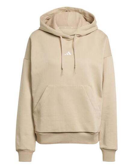 Damen - Kapuzenpullover - Baumwollmix - Essentials - Sand