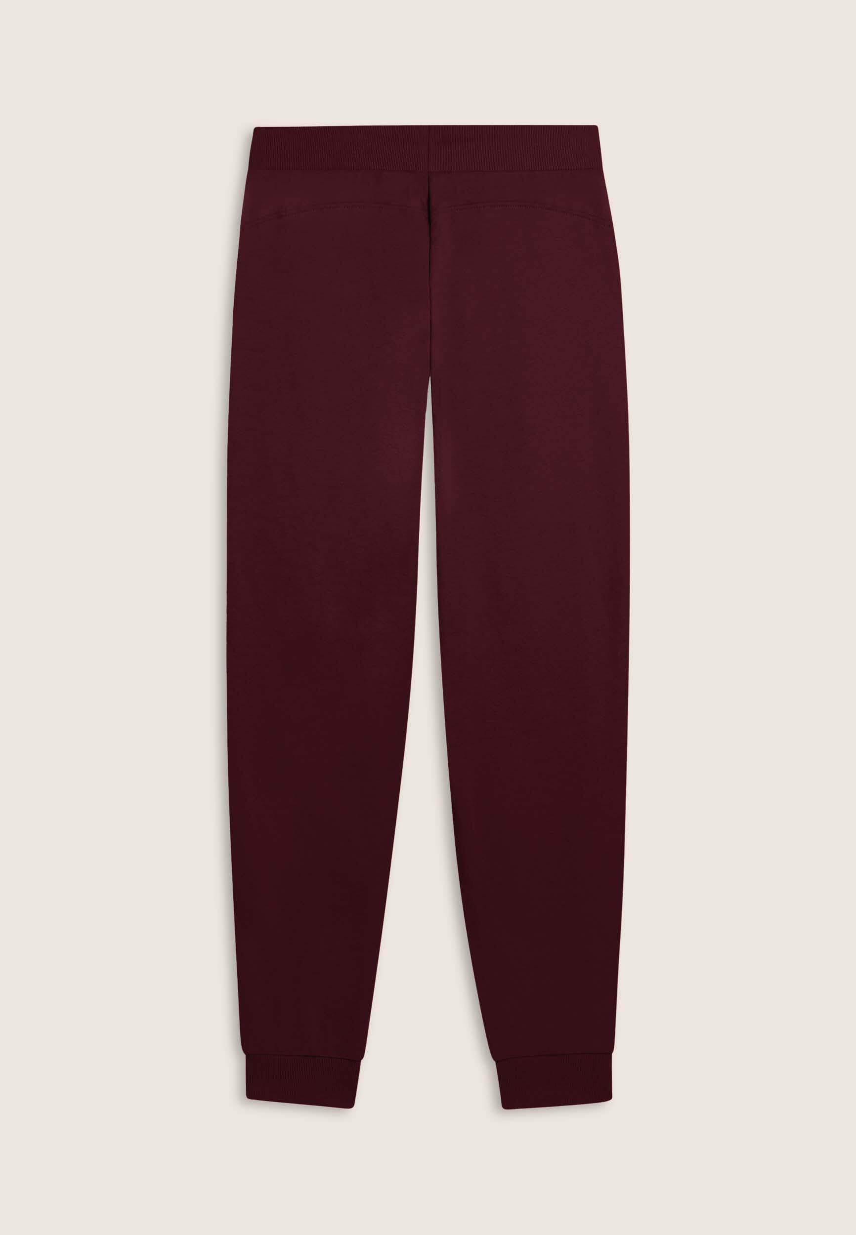 Pantaloni con fondo a costina e bande logate 2/3