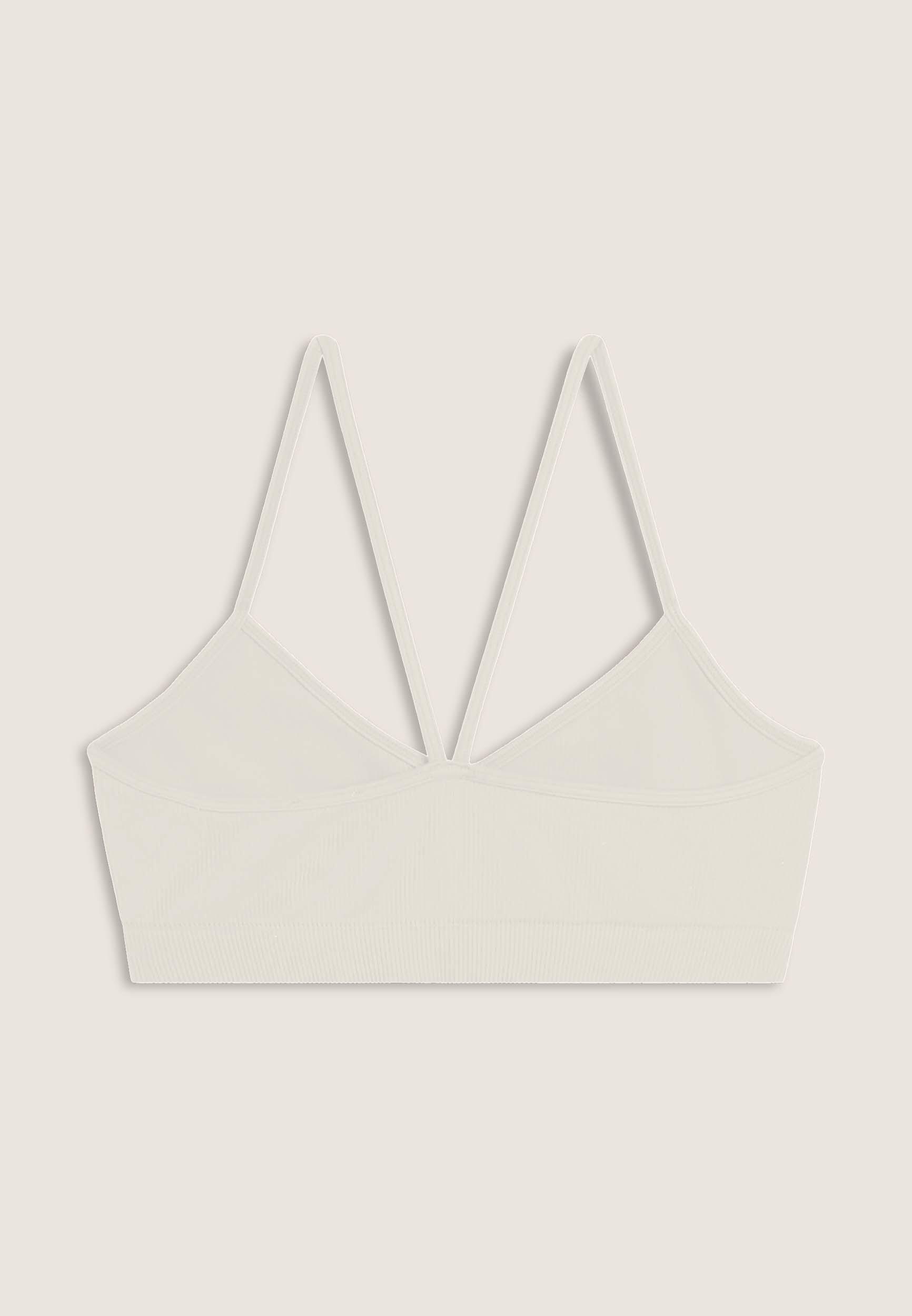Top sportivo seamless con spalline incrociate 2/3
