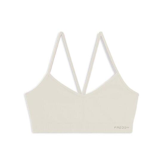 Brassière de sport sans coutures, avec bretelles croisées
