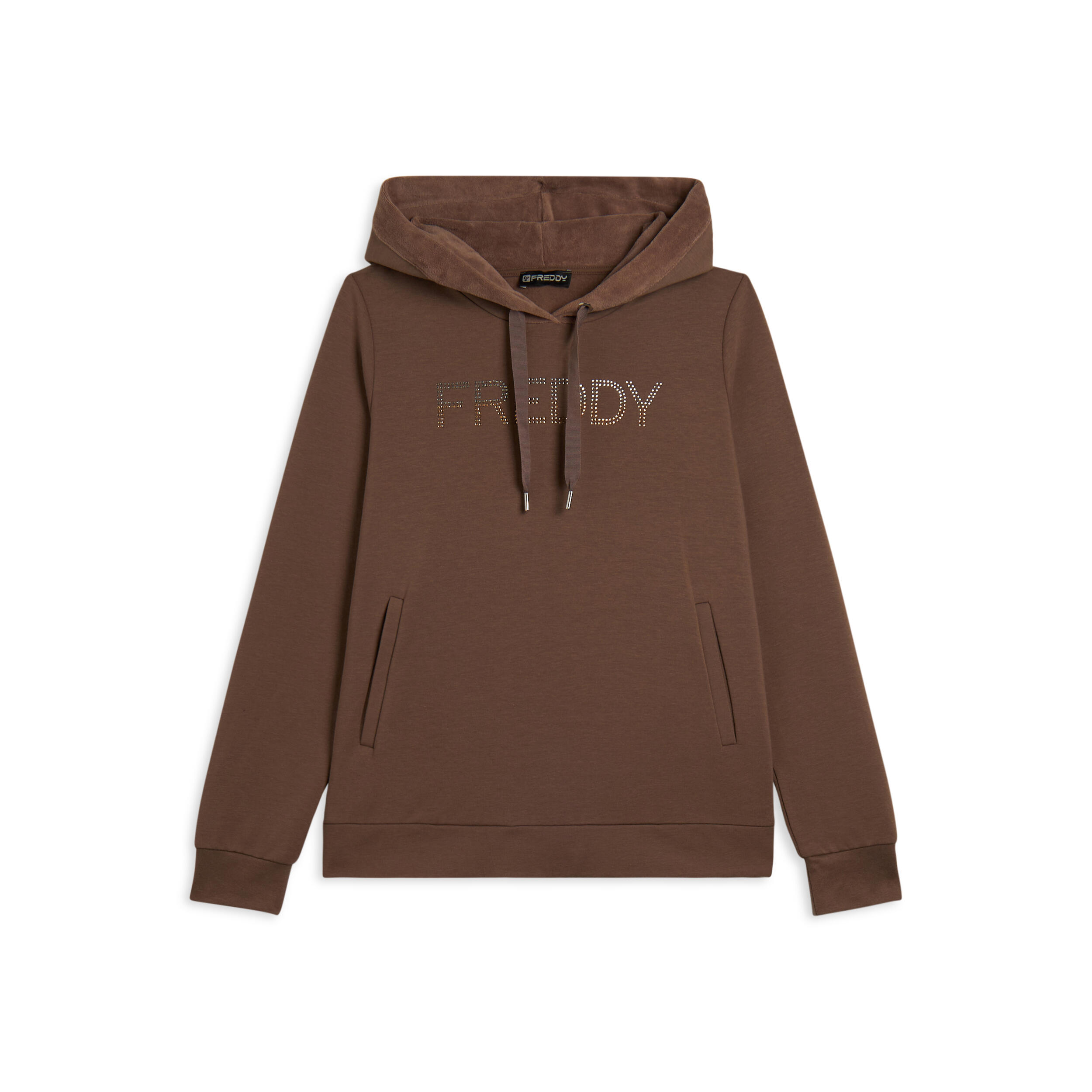Freddy - Sweat-shirt De Sport Pour Femmes Avec Capuche Intérieure En Velours - Sweat-shirt - Beige - Decathlon