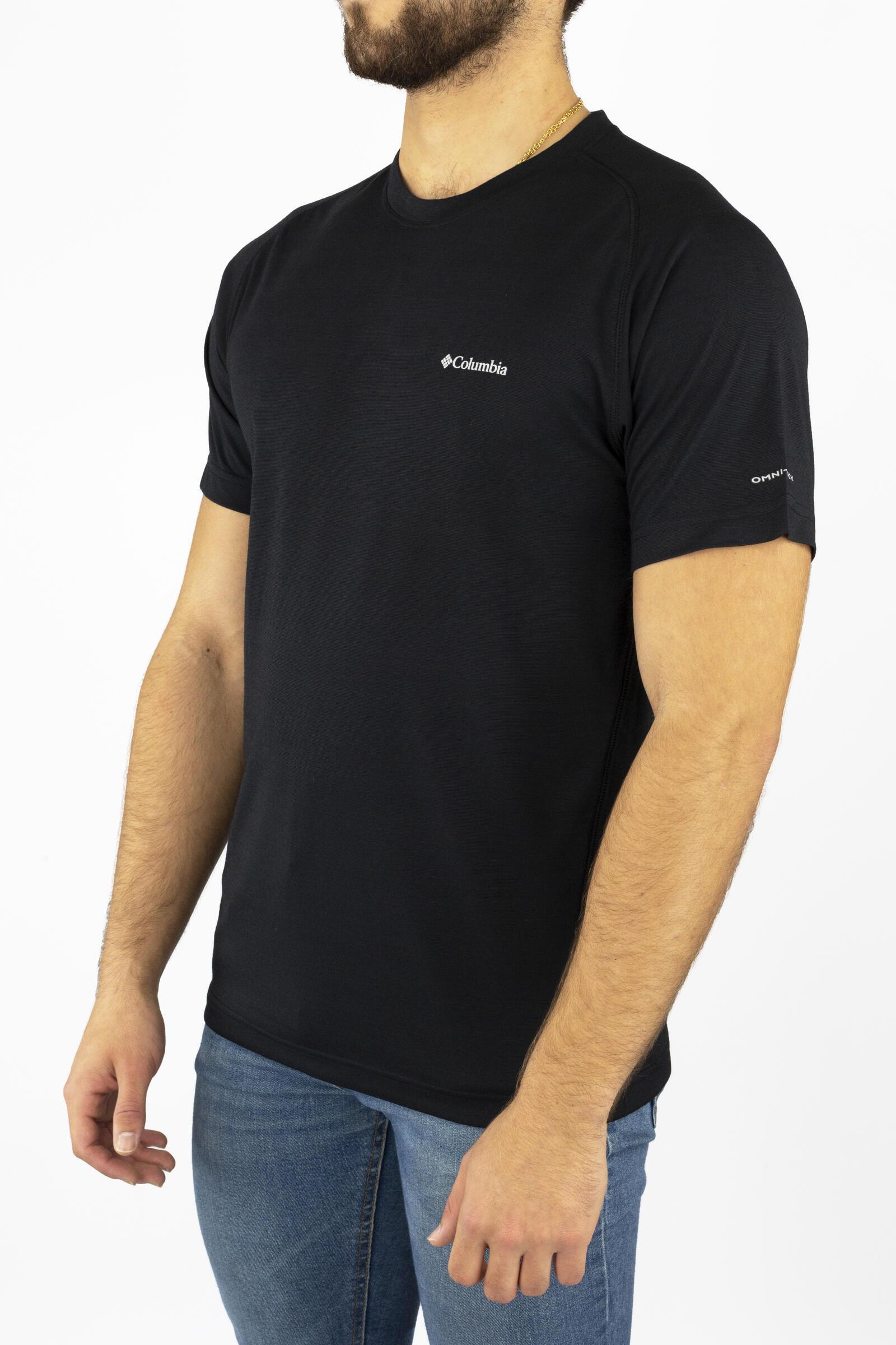 Columbia Camiseta Deportiva De Manga Corta Mountain Tech Iii Negro 2/4