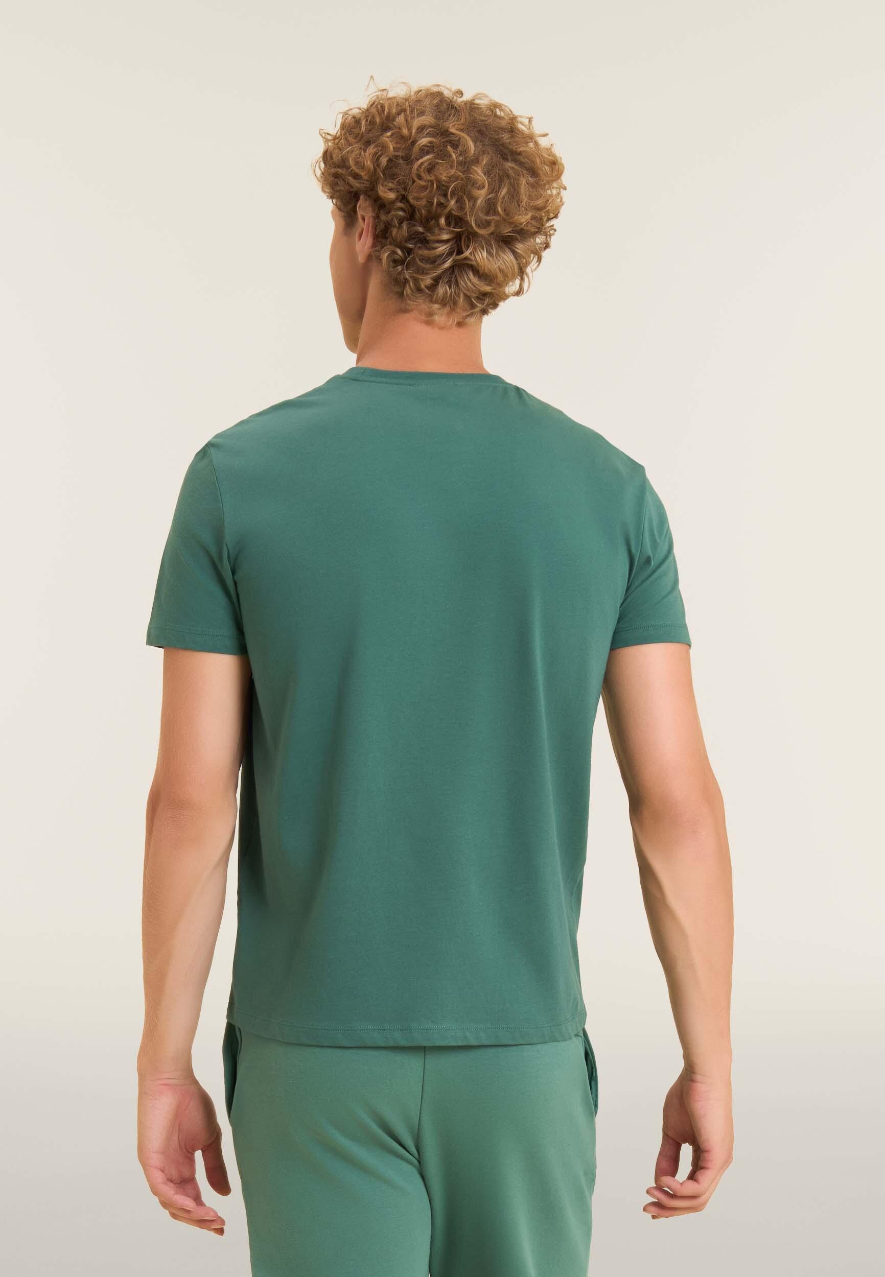 T-shirt basic in cotone con logo lato cuore 3/4