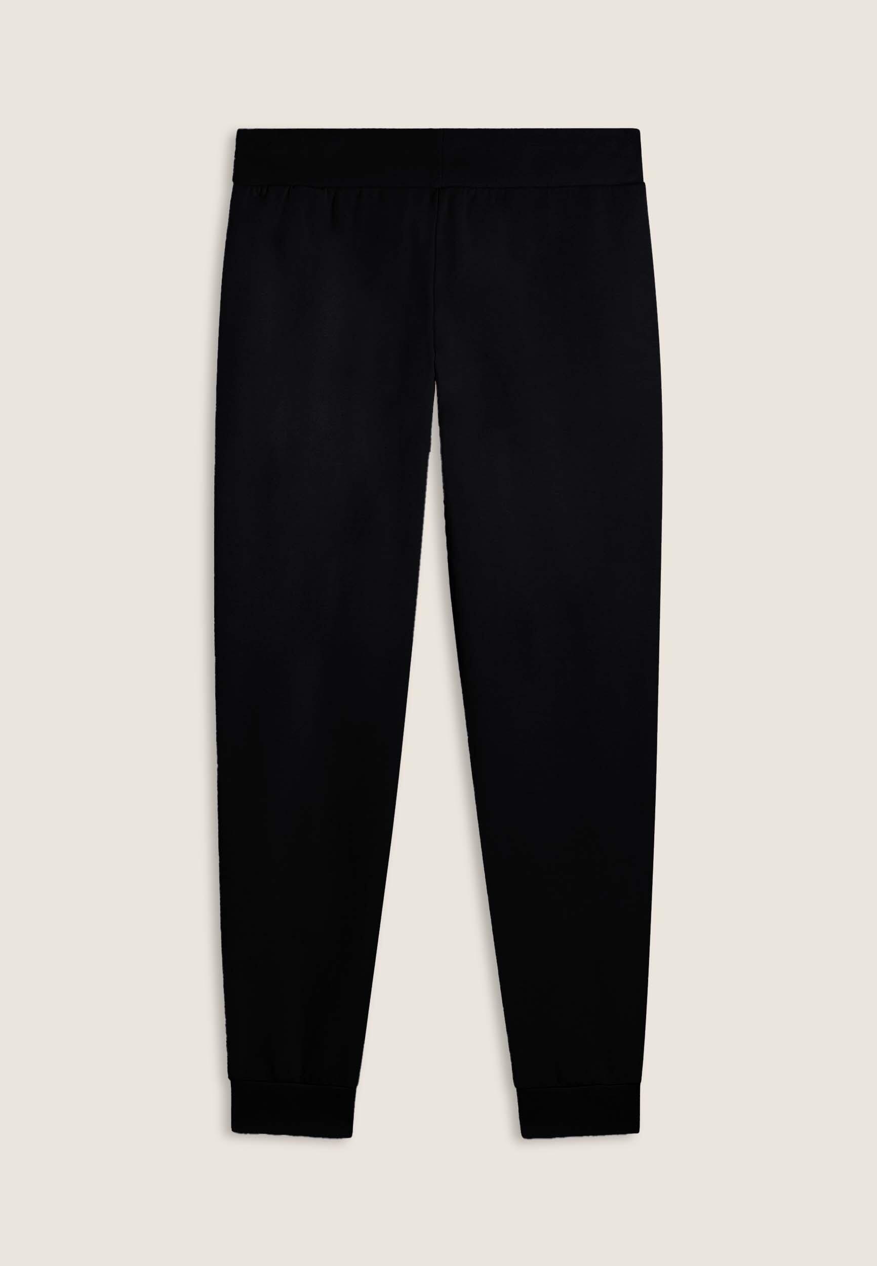 Pantaloni sportivi da donna con polsini e strass bicolore 2/3