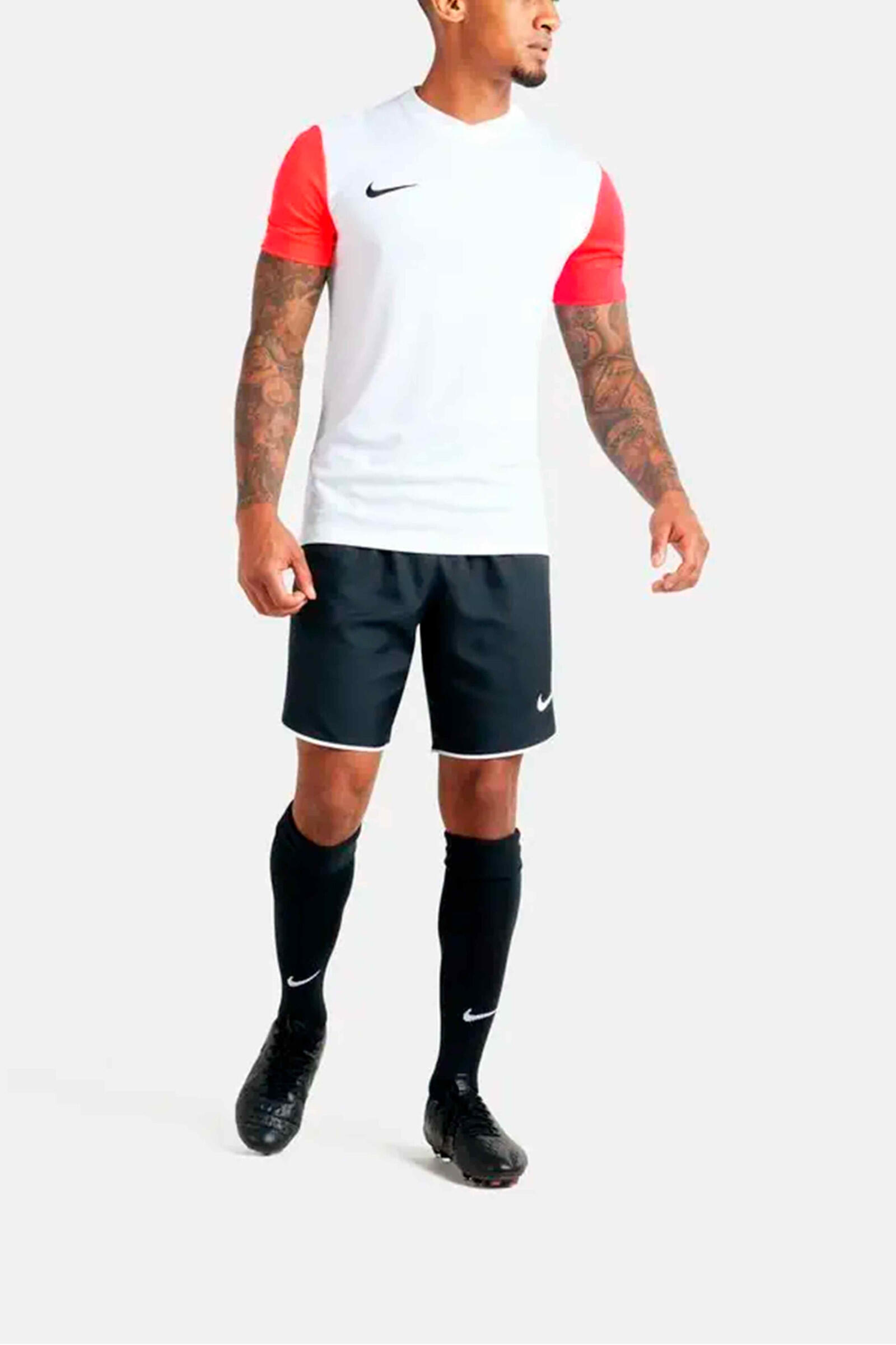 Nike Camiseta De Manga Corta Tiempo Prem Ii Blanco 3/4