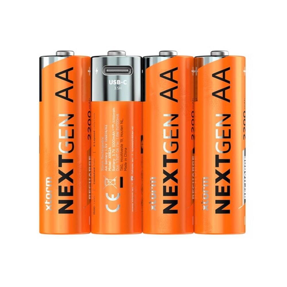 XTORM Akumulatorki NexGen AA USB-C 4 PAK