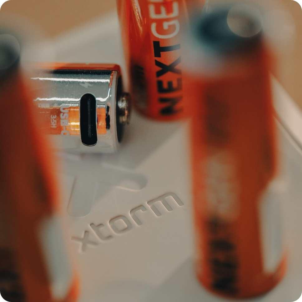 Xtorm NextGen AA Batteries USB-C Rechargeable - 4 Pack 3/7