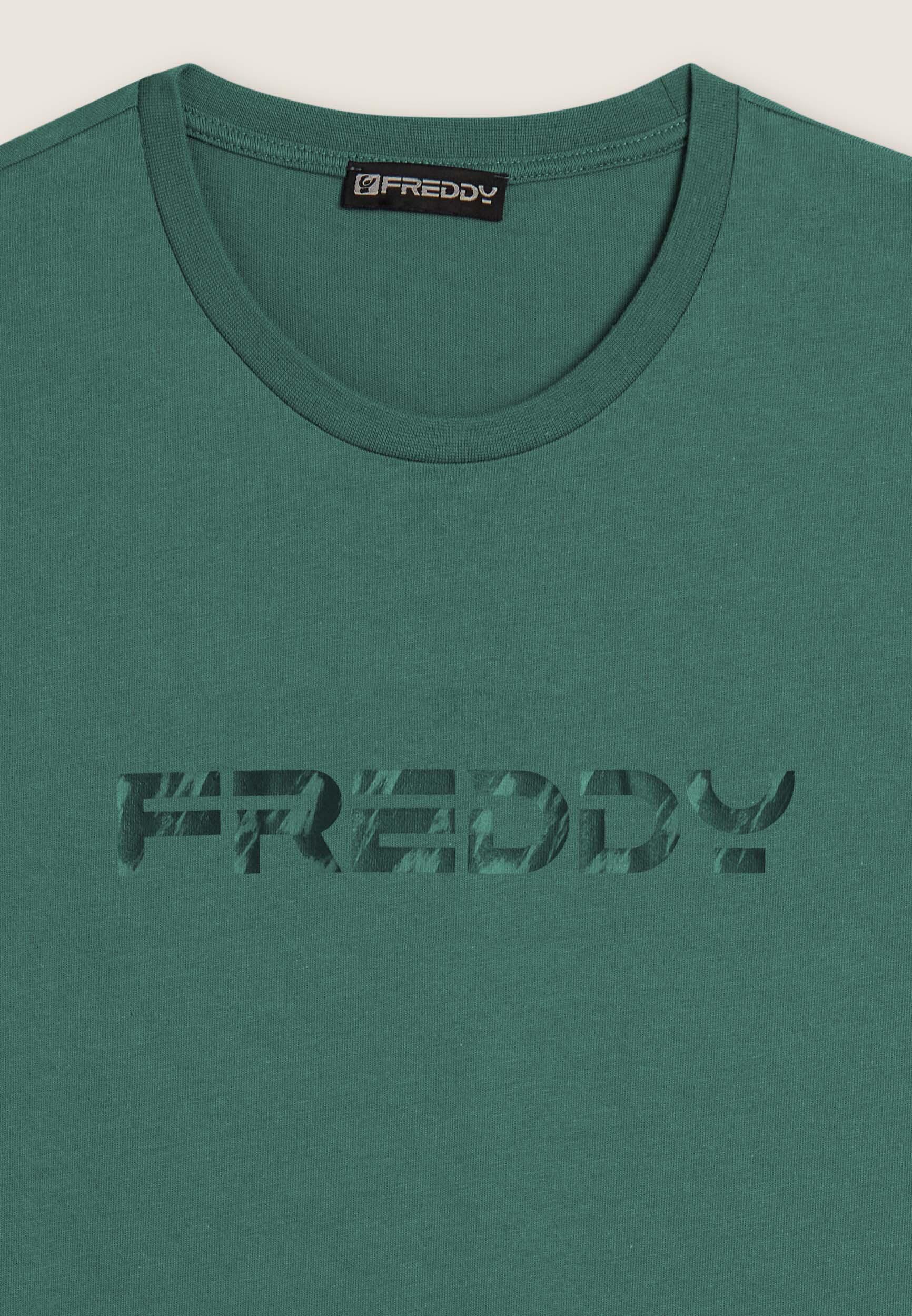 T-shirt avec logo nuancé imprimé au centre 3/3