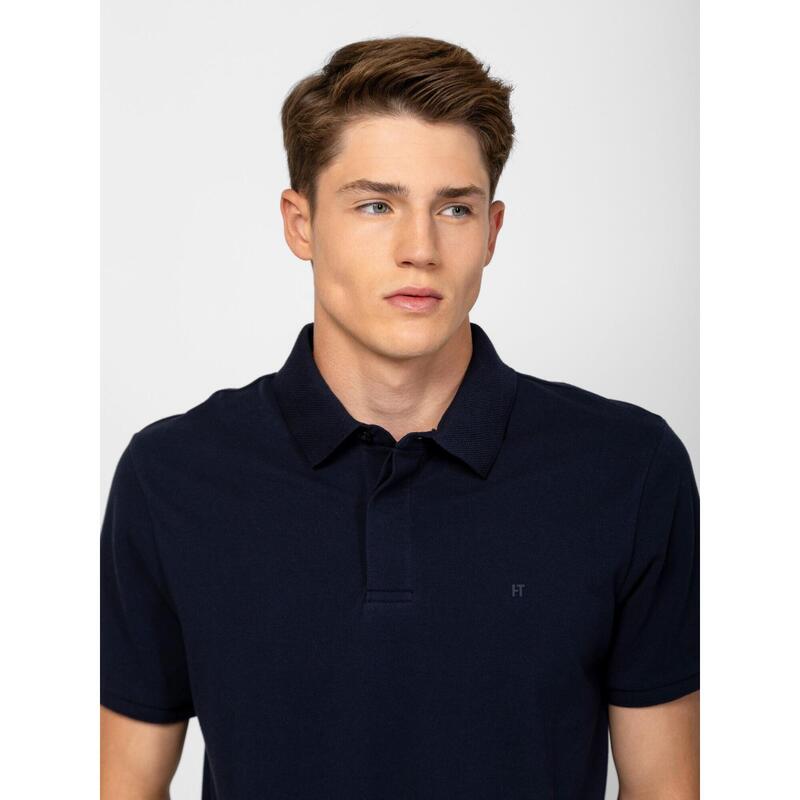 Tricou cu mânecă scurtă, cu guler, pentru bărbați DURBO