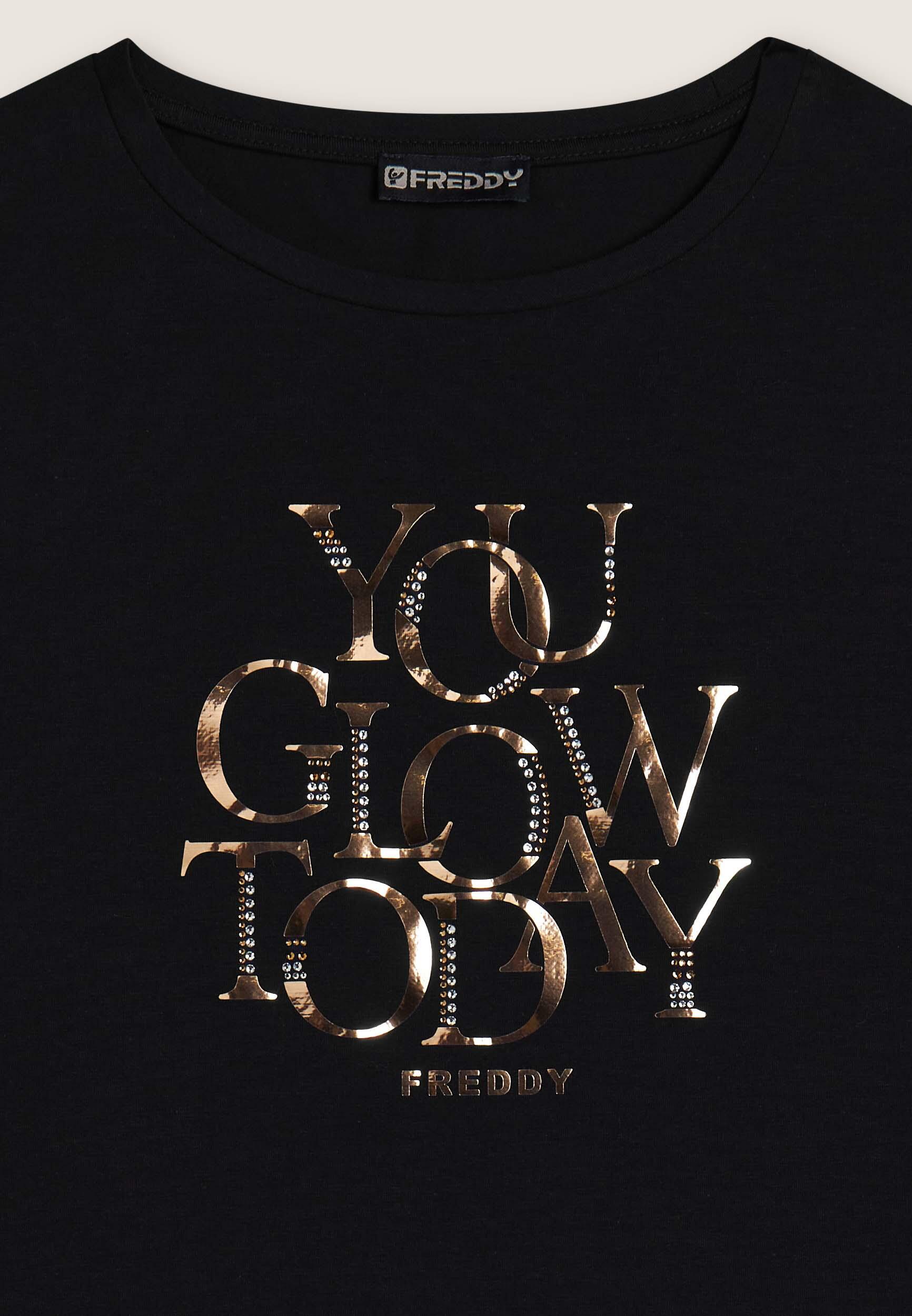T-shirt « You Glow Today » avec paillettes 3/3