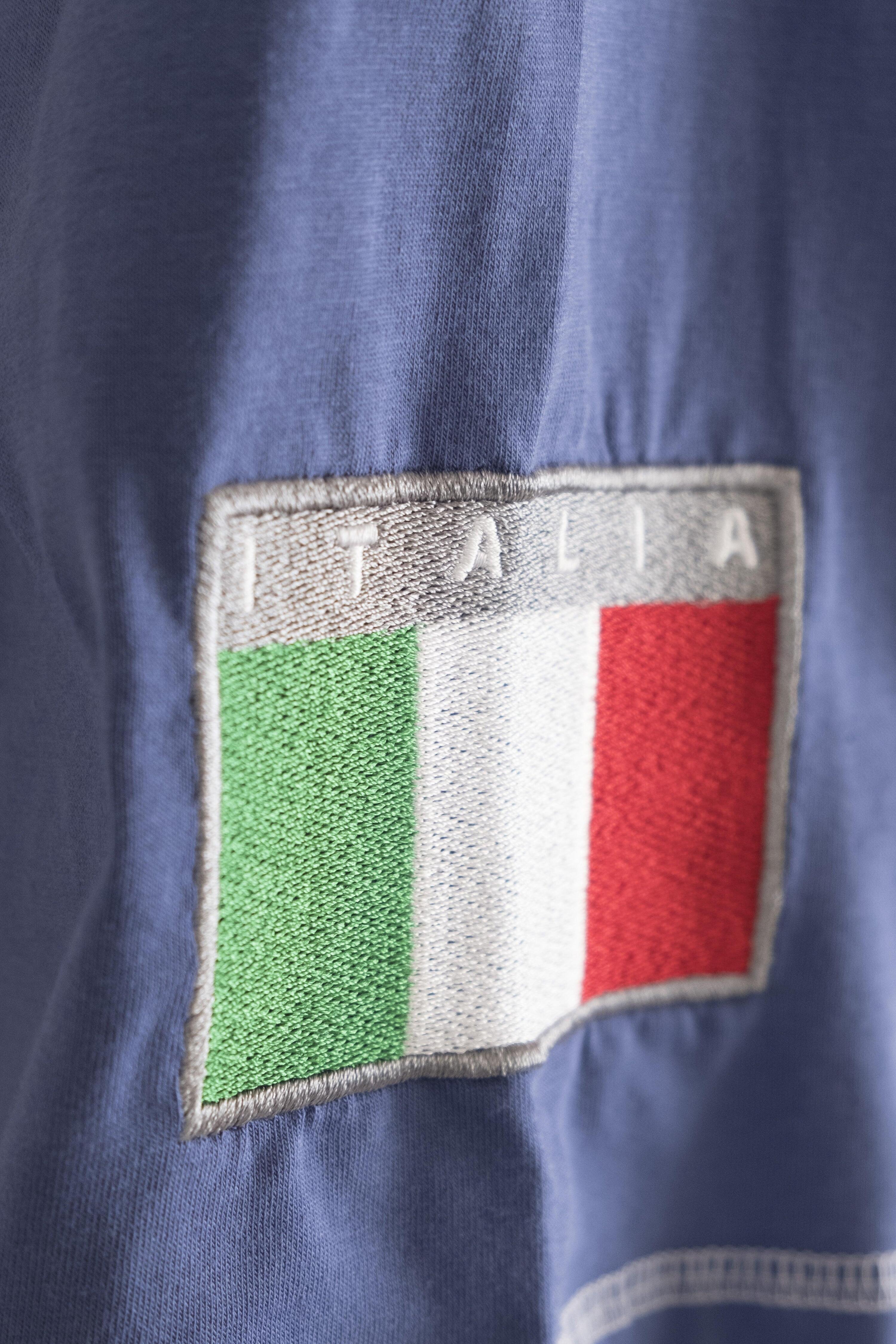 T-shirt Esercito football americano blu in cotone uomo 3/4