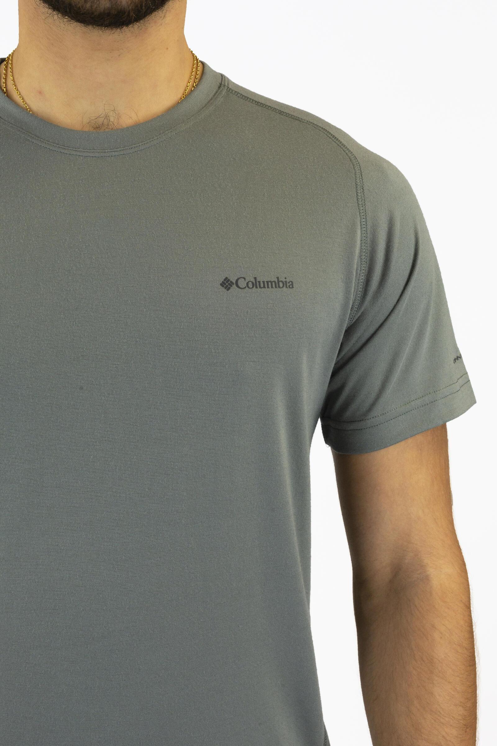 Columbia Camiseta Deportiva De Manga Corta Mountain Tech Iii Gris 4/4