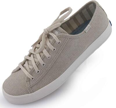 Damen Sneaker Keds Wms Kick Start Mini Canvas Beige 37.5
