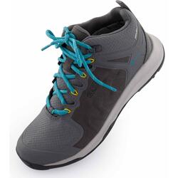 Chaussures de dessin pour femmes Keen WMS explore Mid WP Steel Grey-Bright Turqu