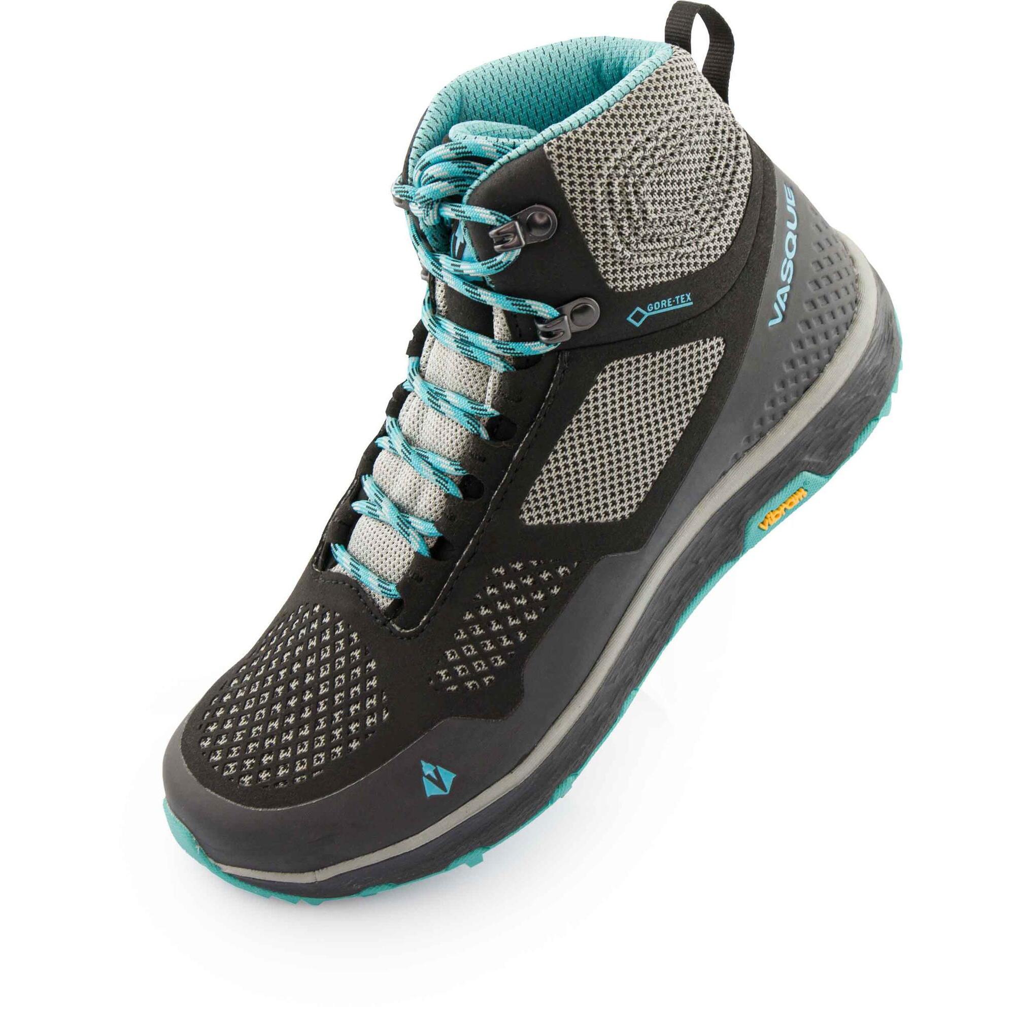 Vasque - Vasque Wms Ring Boot Breeze Lt Gtx Anthrac-baltic 41 - Chaussures De Sport - Bleu|multicolore|vert - Decathlon