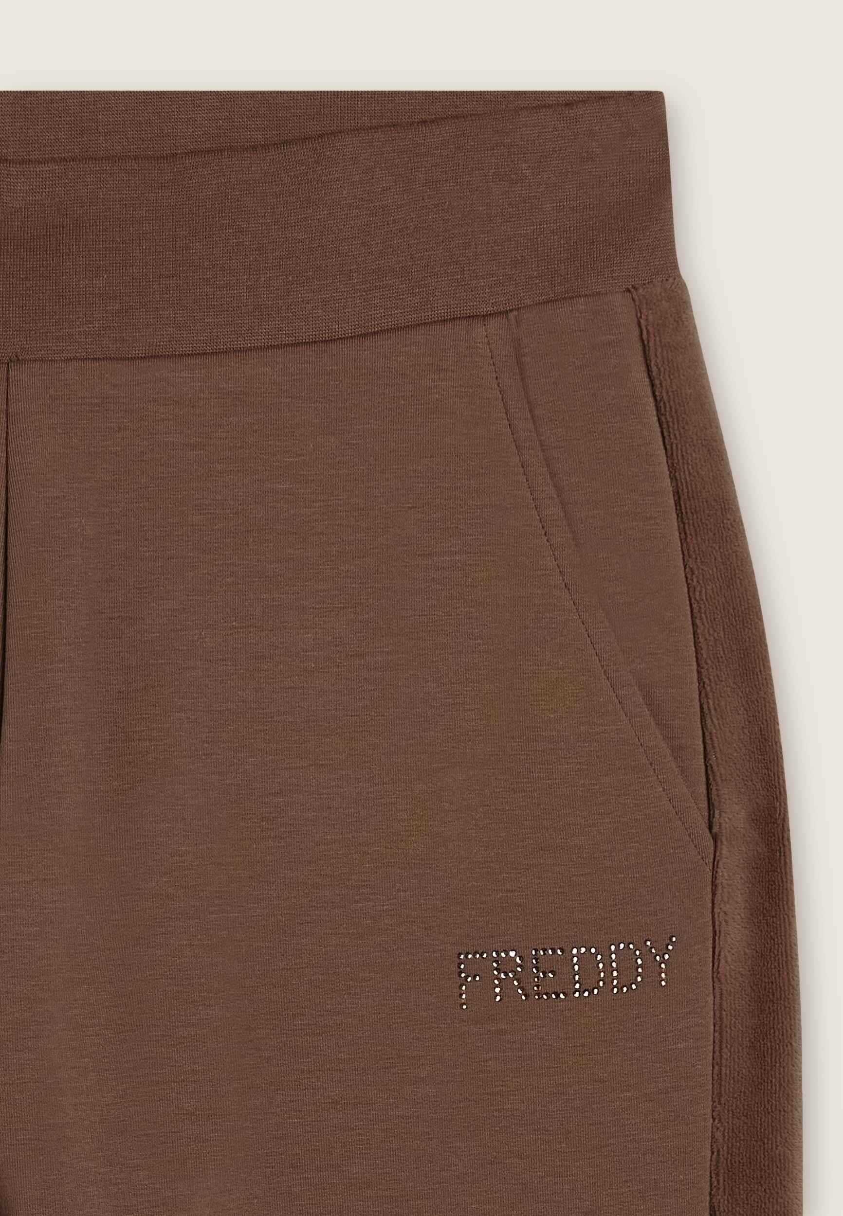 Pantalón deportivo para mujer con inserción de terciopelo 3/3