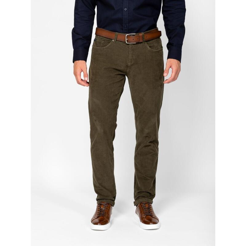 Pantaloni lungi din in pentru bărbați FUMIL