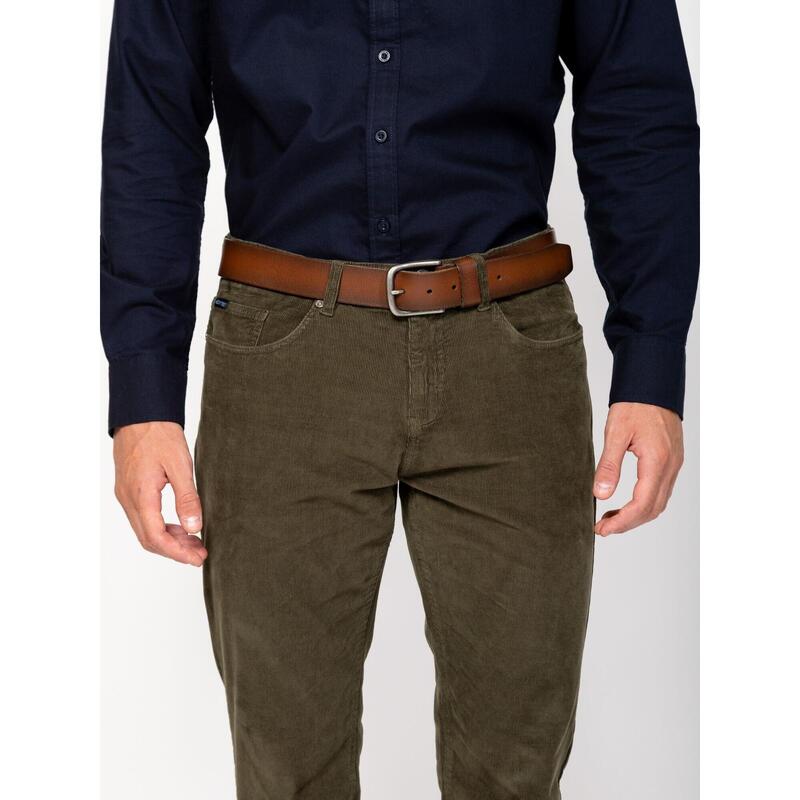 Pantaloni lungi din in pentru bărbați FUMIL