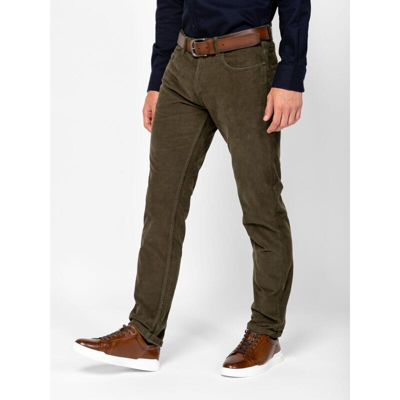 Pantaloni lungi din in pentru bărbați FUMIL
