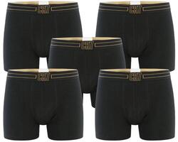 Boxers CR7 pour Hommes - 5-Pack Noir-Or M