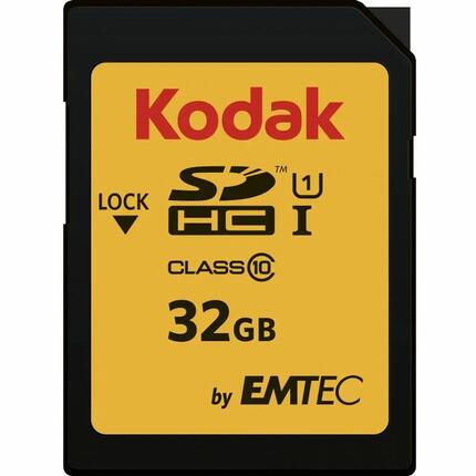 Mikro SD Speicherkarte mit Adapter KODAK SDHC32GBCLASS10U1 32 GB