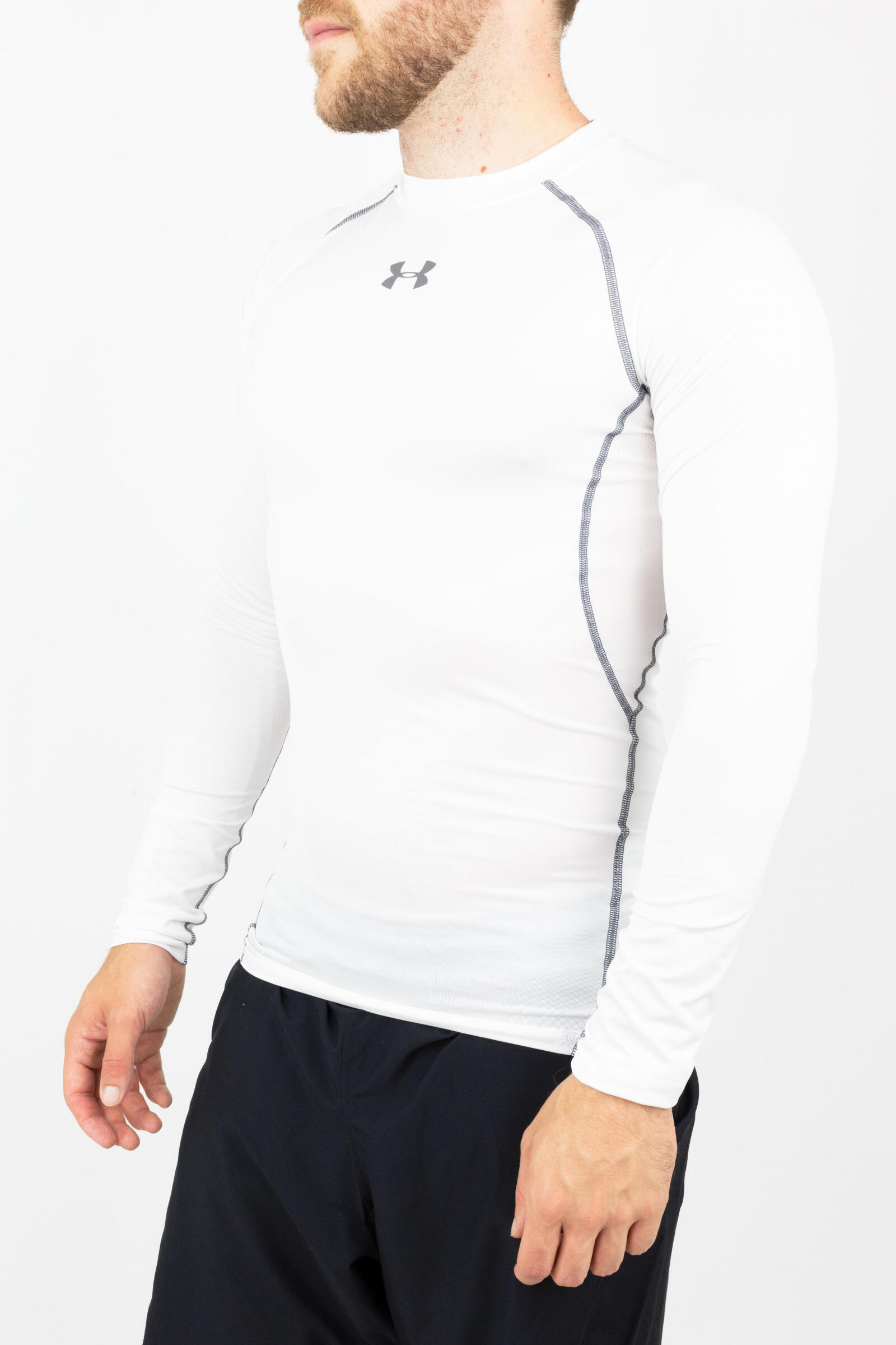 Under Armour Camiseta De Manga Larga Heatgear Armour Blanco 2/4