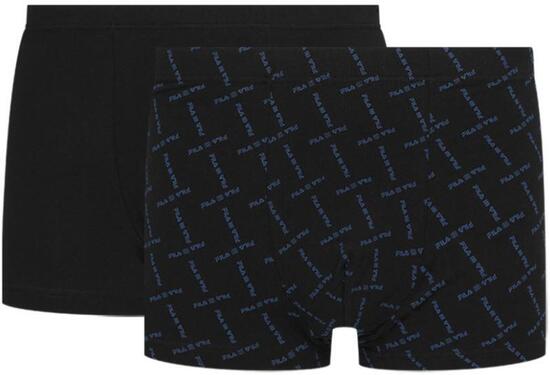 Fila Boxershorts 2er-Pack Schwarz L