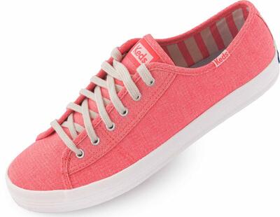 Keds Damen Sneakers Kickstart Canvas in Heller Koralle Orange 41