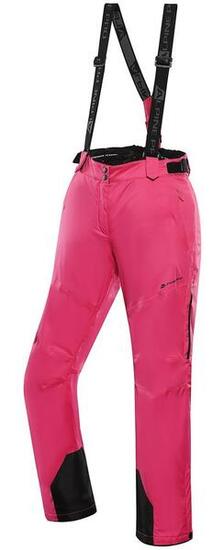 ALPINE PRO Osaga pantaloni da sci donna rosa S