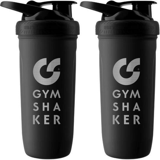 Edelstahl Protein Shaker 2er Pack - Weiß