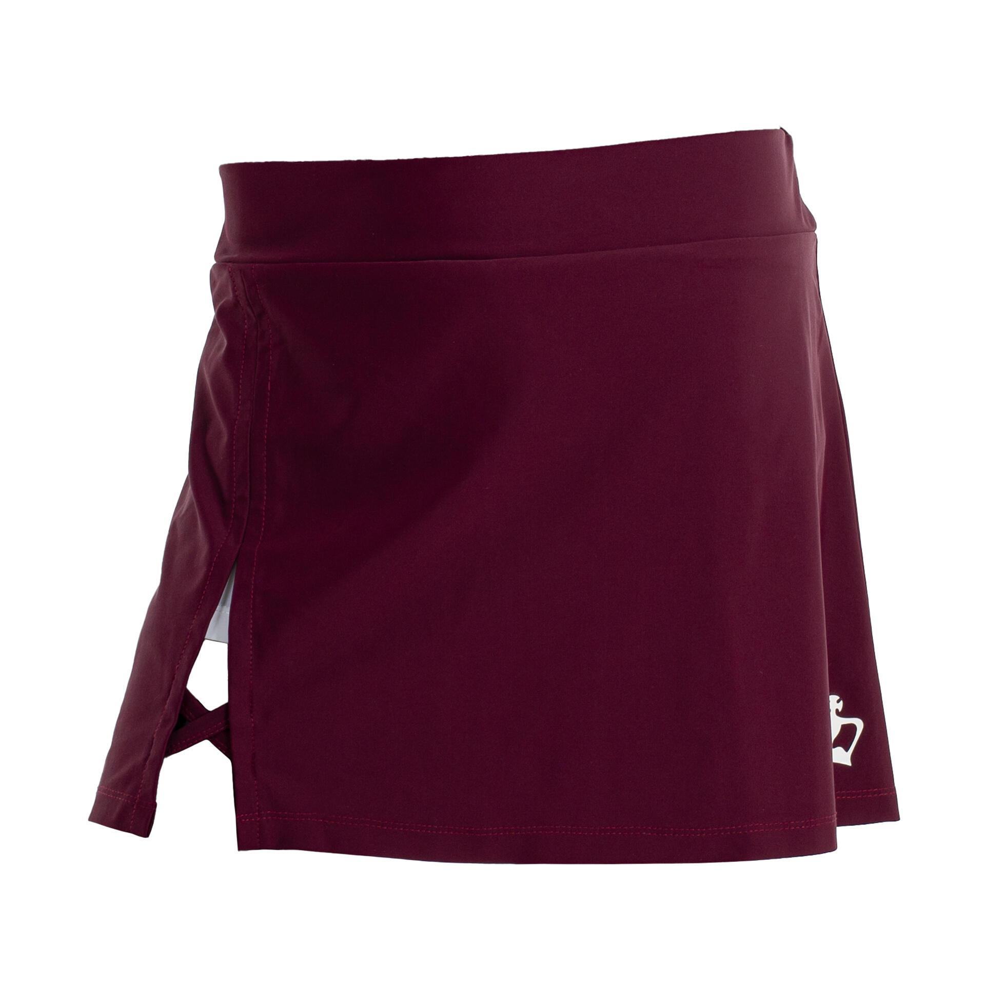 BLACK CROWN Black Crown Tabasco Bordeaux/Branco | Saia remo leve feminina