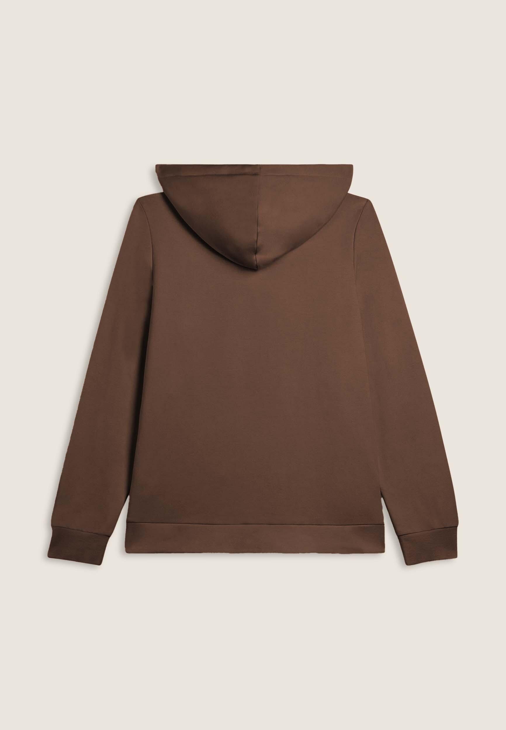Felpa sportiva da donna cappuccio e zip con strass bicolore 2/3