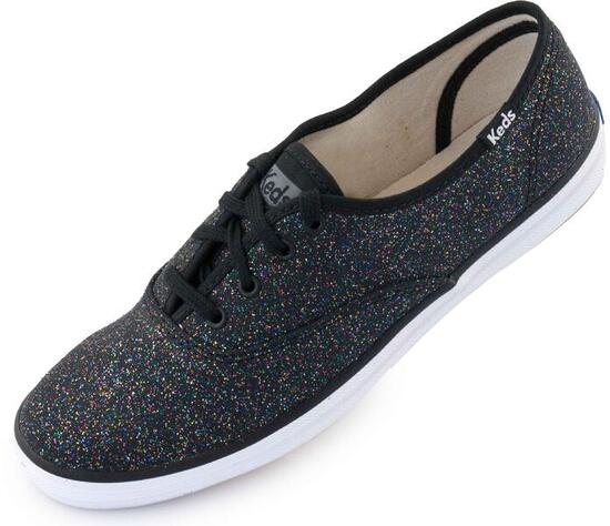 Keds WMS Champion Starlight Canvas Scarpe Donna Nero 36