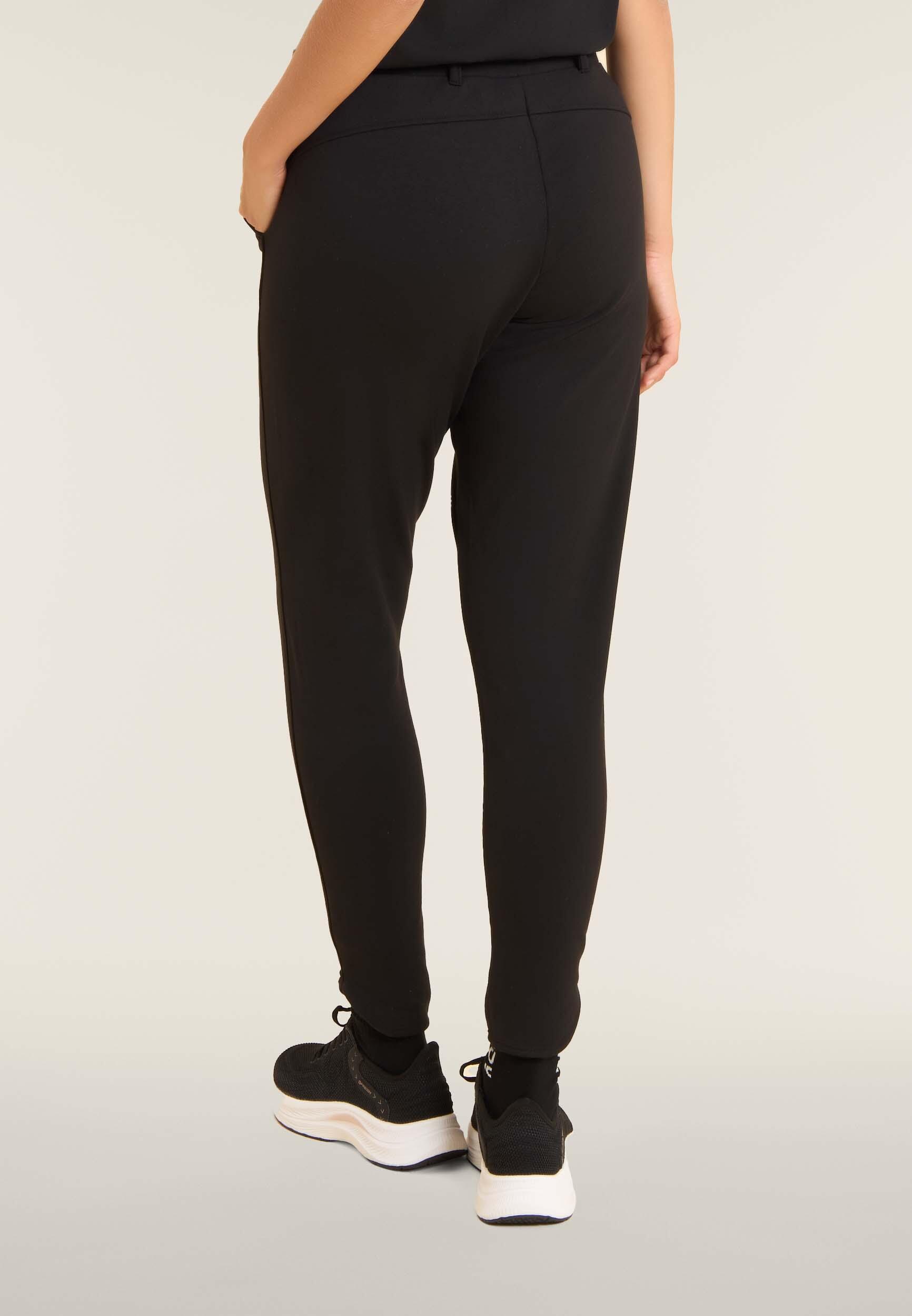 Pantaloni slim fit con spacchi laterali 3/4