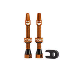 Valve tubeless Cushcore - 44mm (la paire) - orange