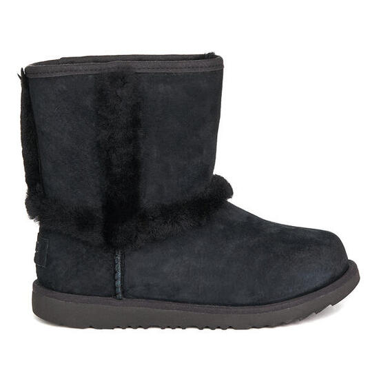 UGG Hadley II bottes enfant en cuir véritable, noir