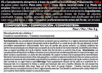 Creatine micronized 200 mesh limited edition - 650g Neutre de IO.Genix 2/3