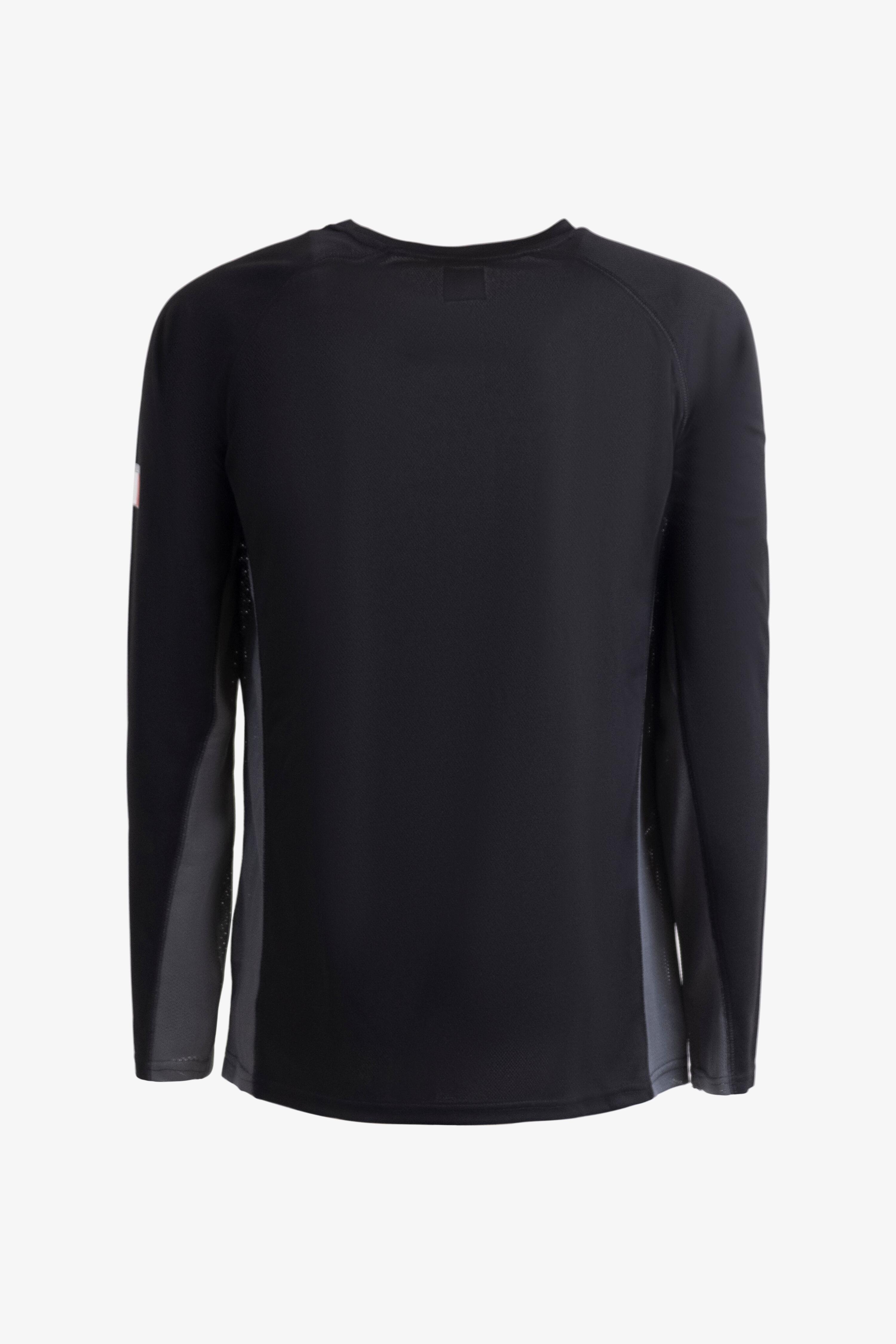 Esercito Sportswear T-shirt tecnica running maniche lunghe nera uomo 2/4
