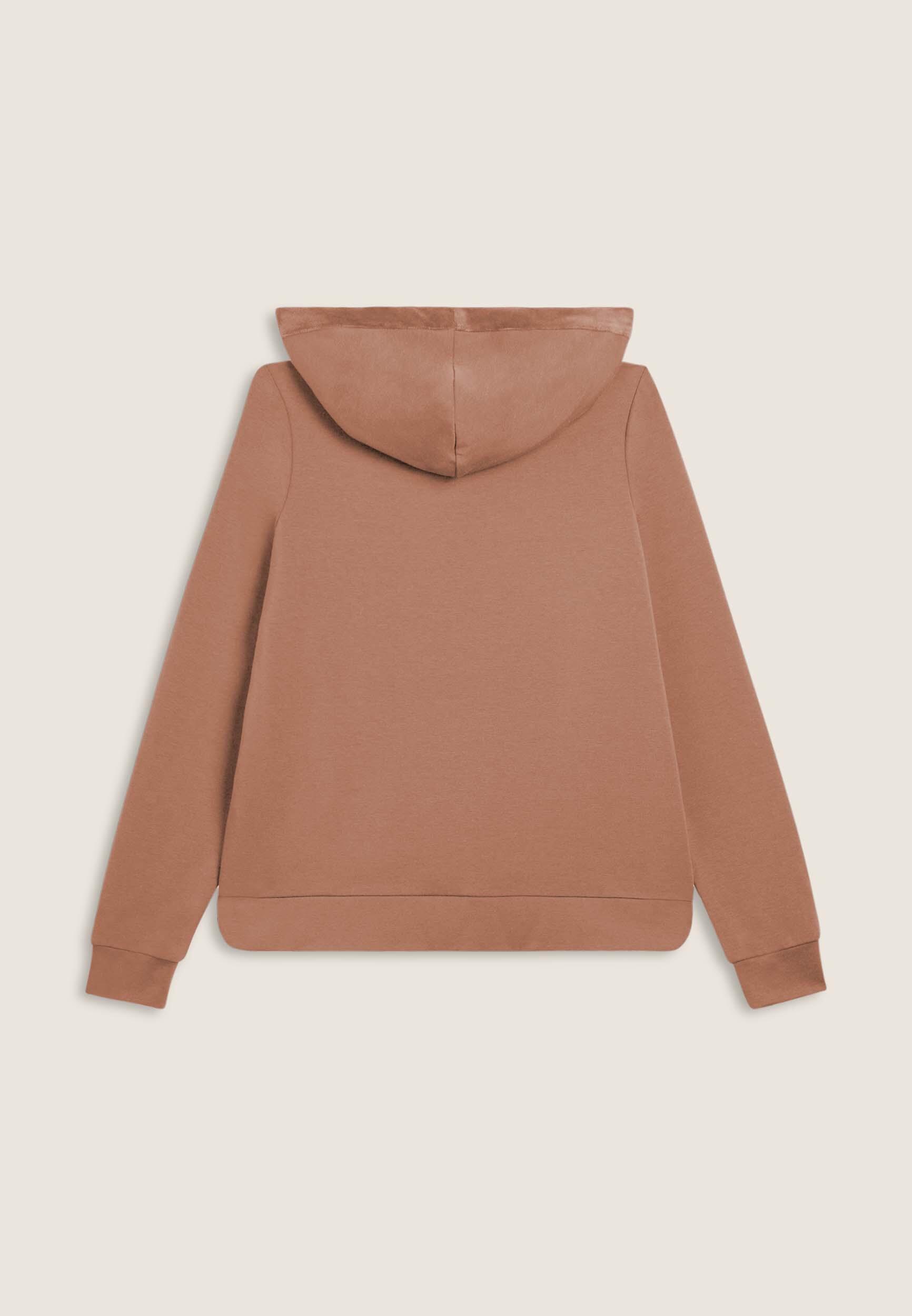 Sweat-shirt de sport pour femmes avec capuche intérieure en velours 2/3