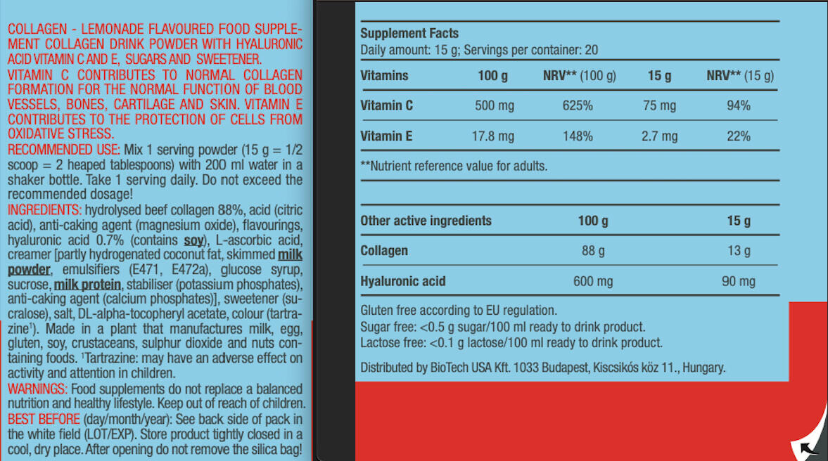 Collagène - Collagen - Limonade 300g 3/5