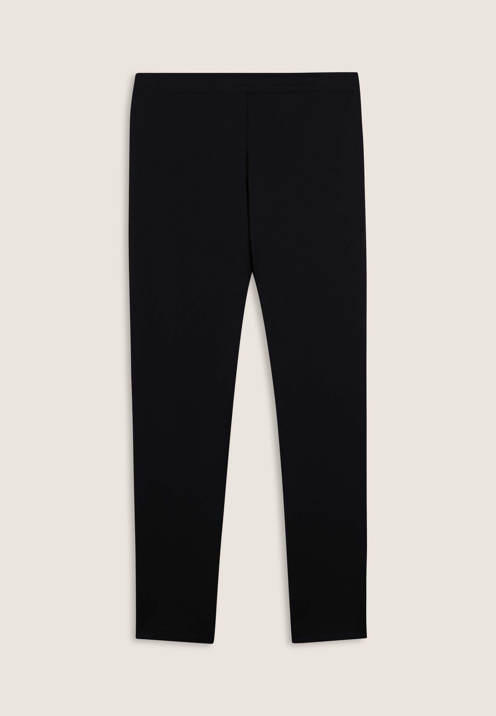Pantaloni con dettaglio logato e fondo dritto 2/3