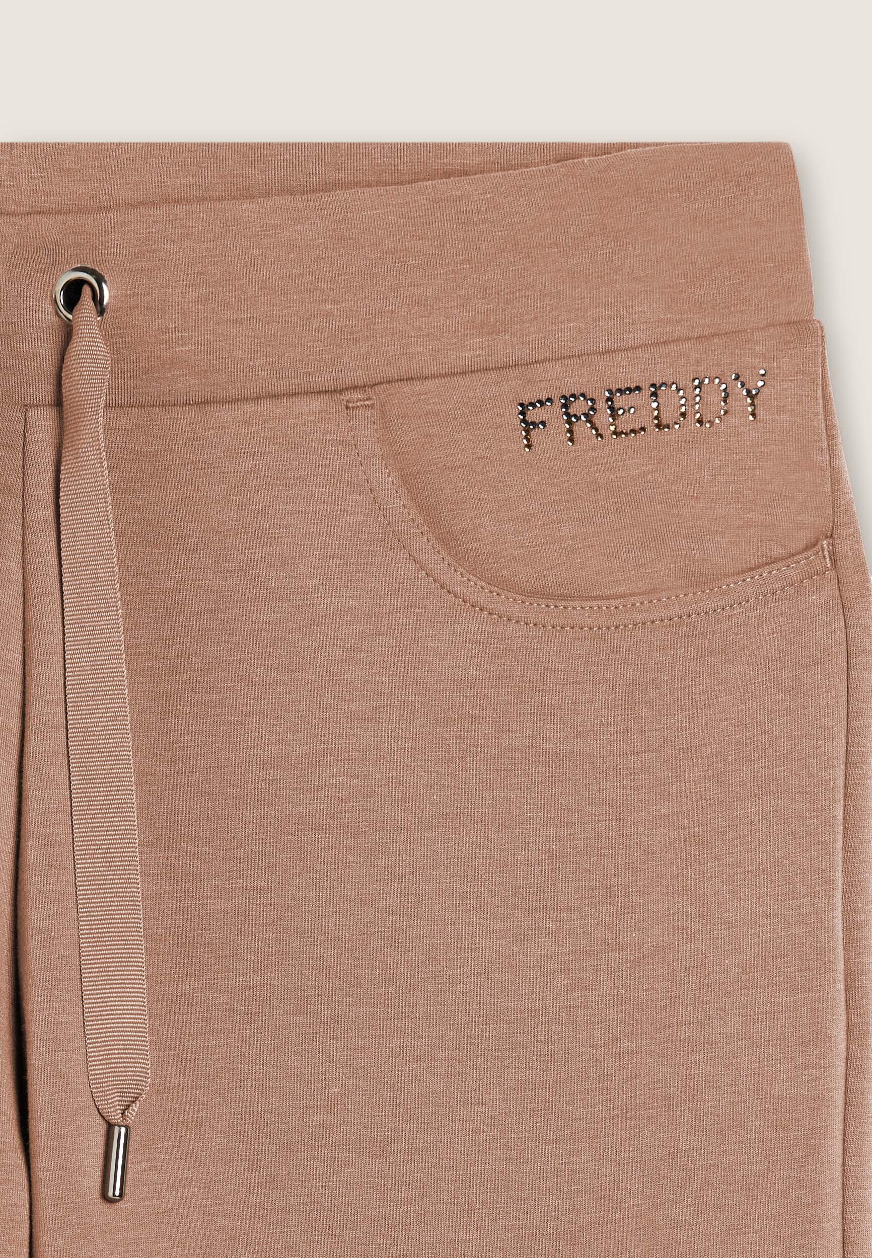 Pantalon de sport pour femmes avec poches passepoilées et paillettes 3/3