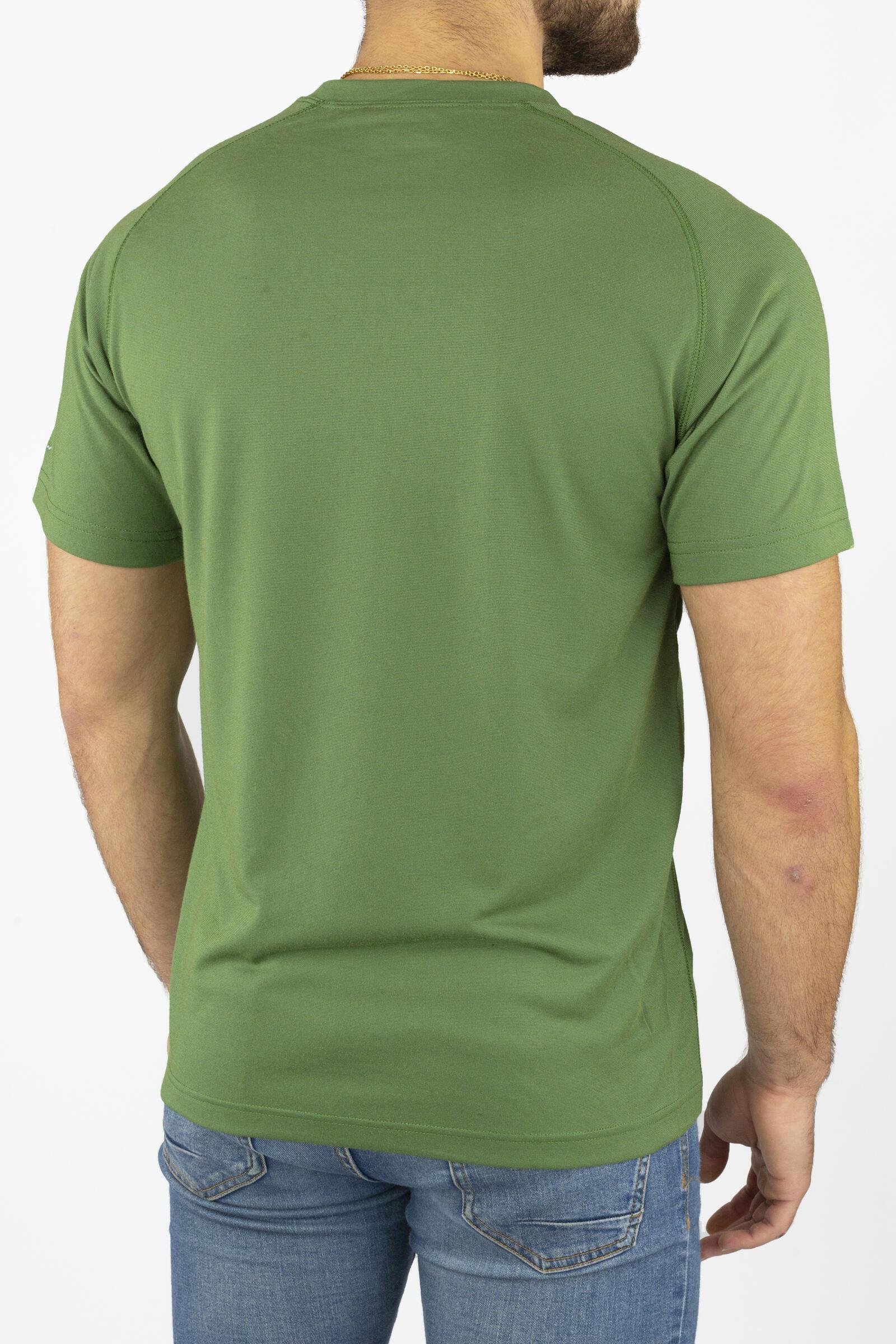 Columbia Camiseta Deportiva De Manga Corta Mountain Tech Iii Verde 3/4