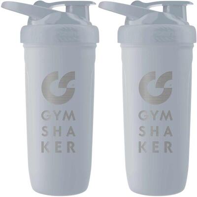 Edelstahl Protein Shaker 2er Pack - Schwarz
