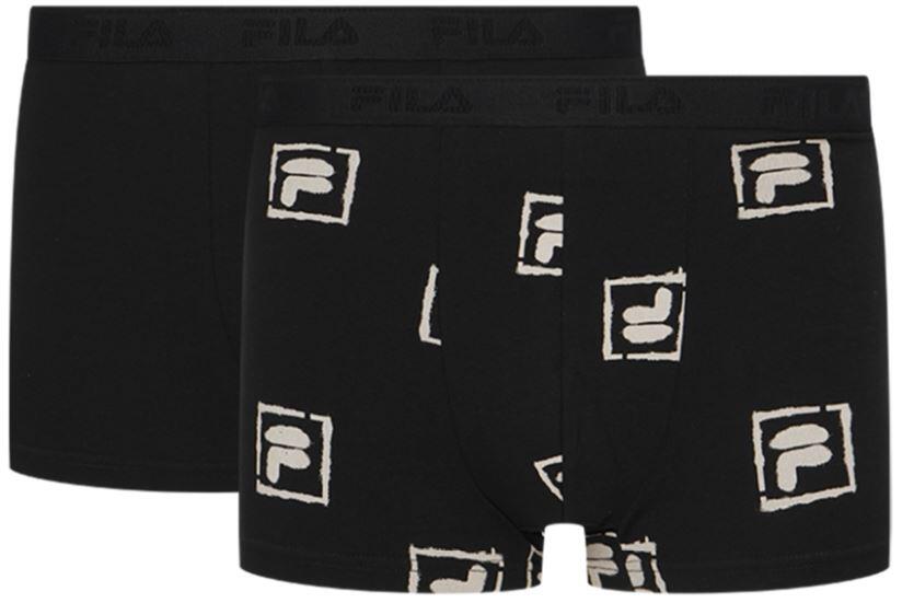 FILA Fila Boxershorts 2er-Pack Schwarz S