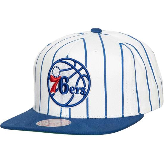 Mitchell & Ness Czapka NBA Snapback Brooklyn NY biała/niebieska